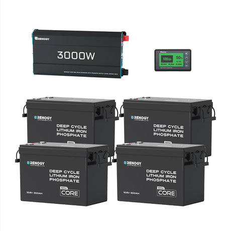 Renogy 15.36kWh Off-Grid Caravan Power Kit (12V)