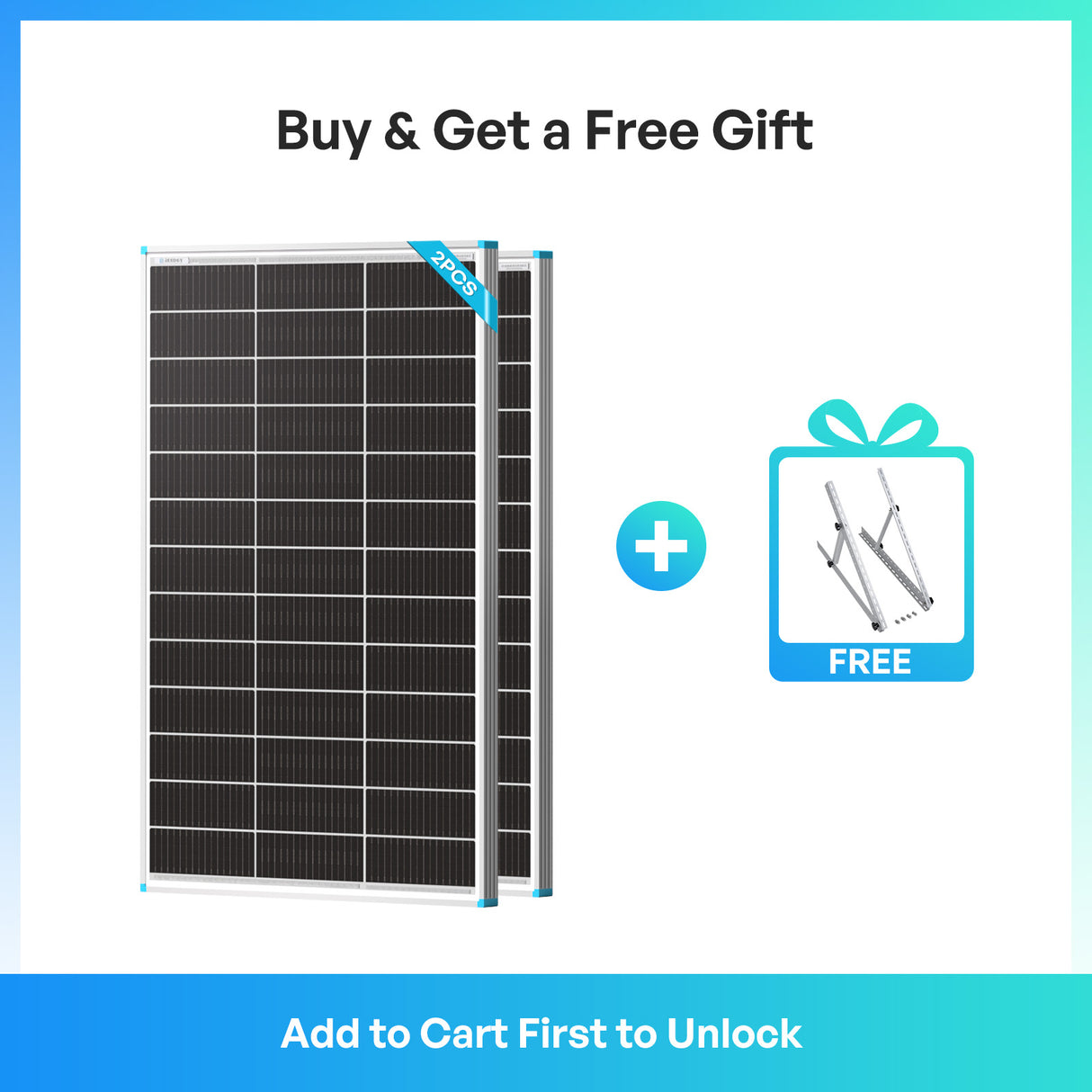 Renogy 100W/200W Mono N-Type Rigid Bifacial Solar Panel