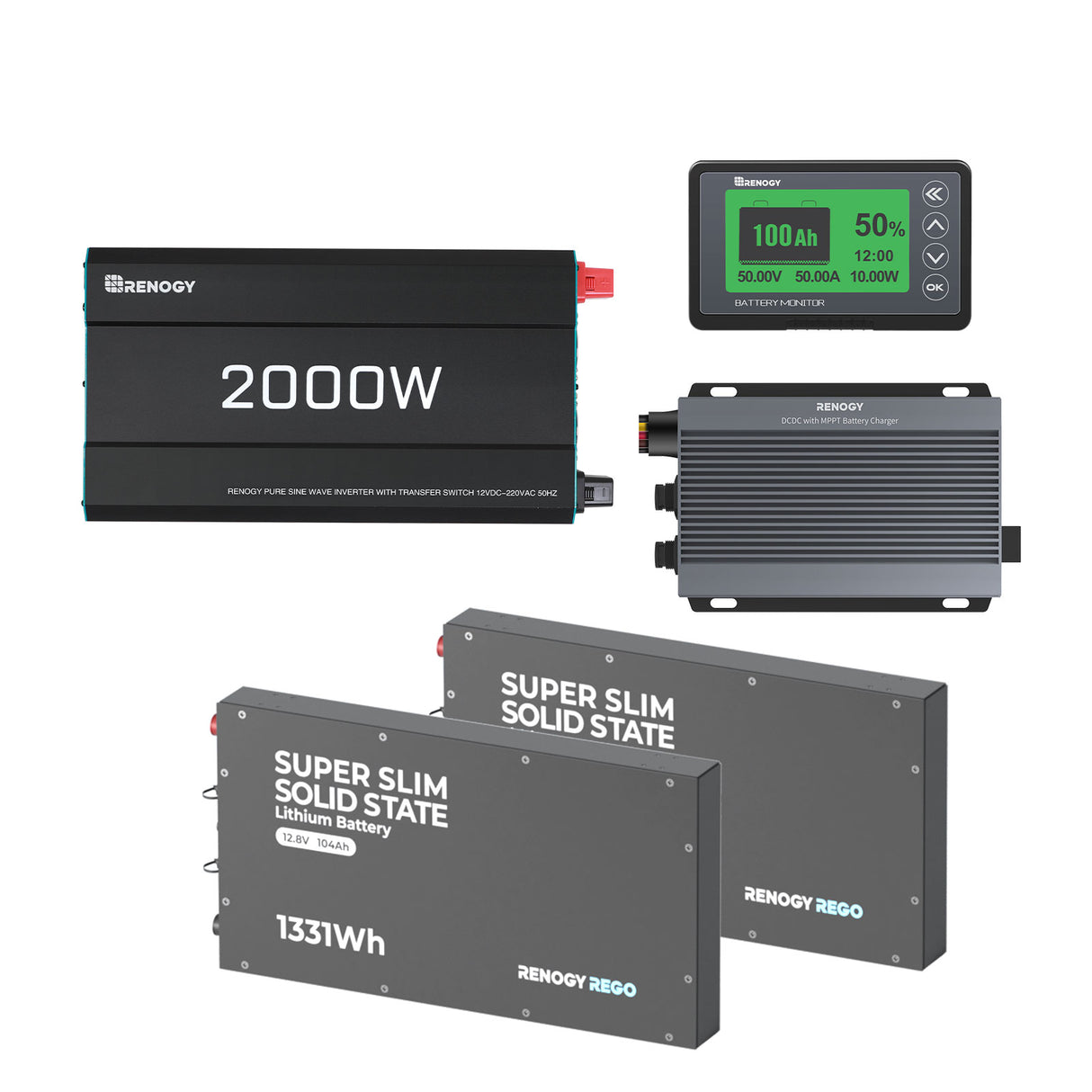 Renogy 208Ah 4WD Expedition Power Kit