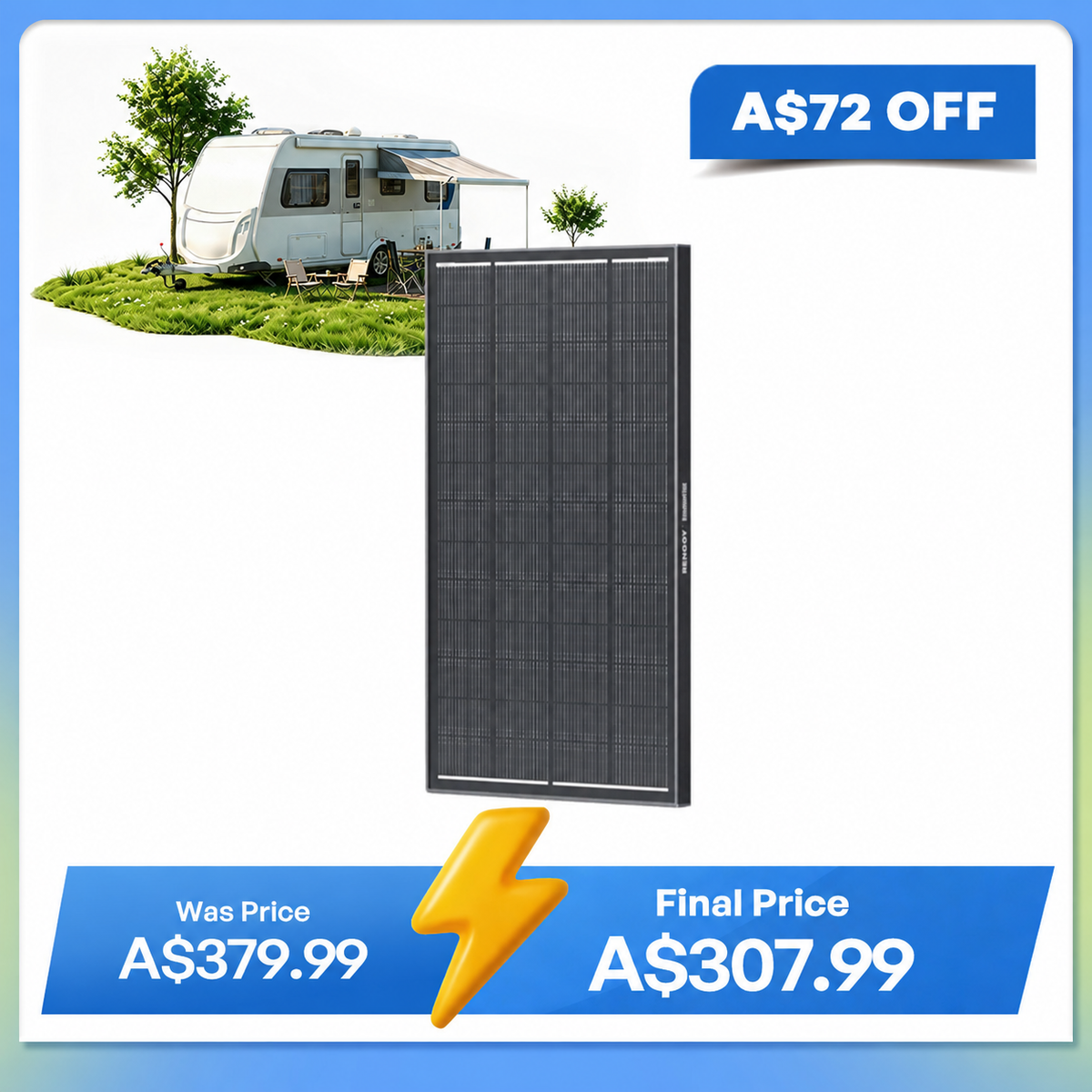 ShadowFlux™ 120W/200W Anti-Shading N-Type Solar Panel