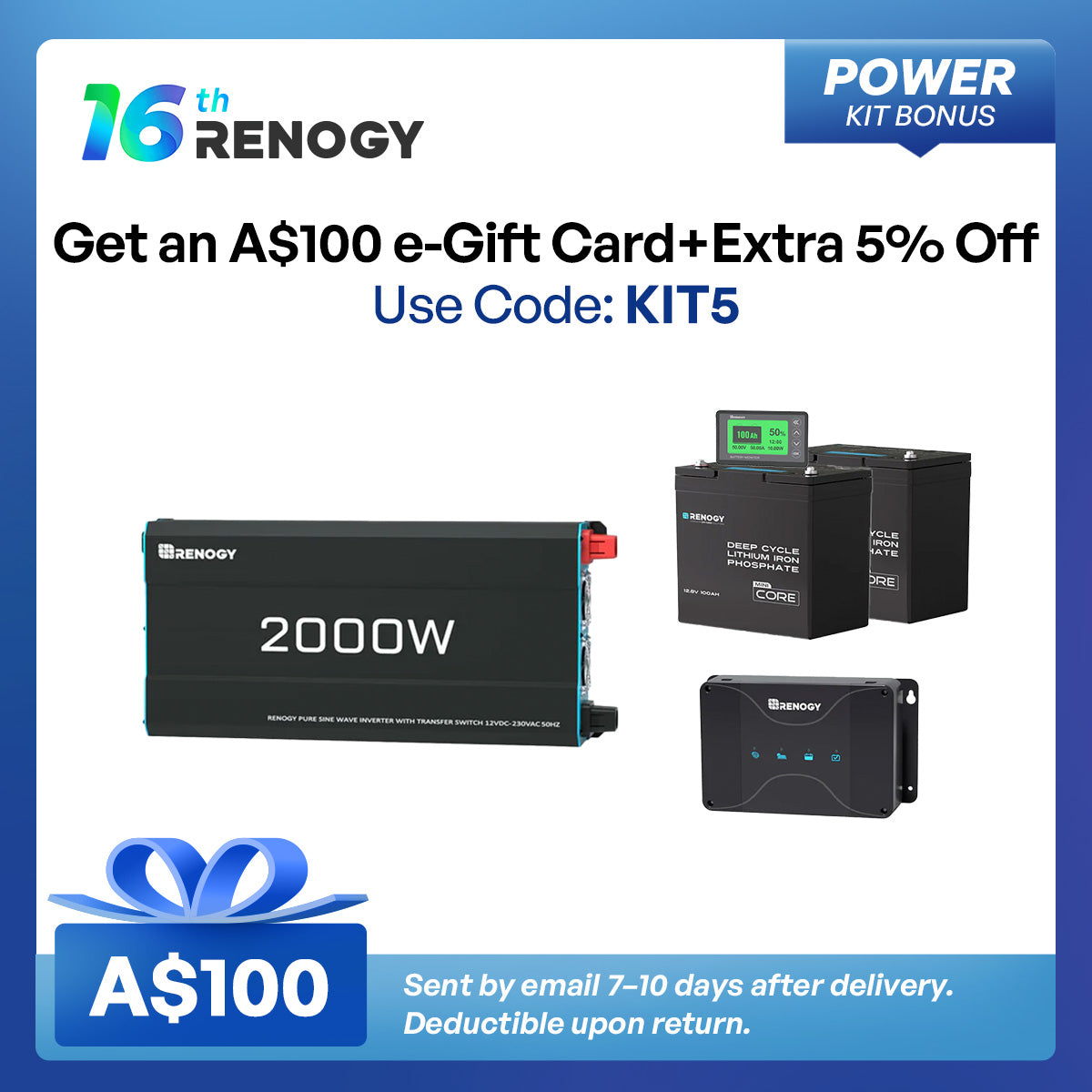 Renogy 200Ah Lithium Power Kit