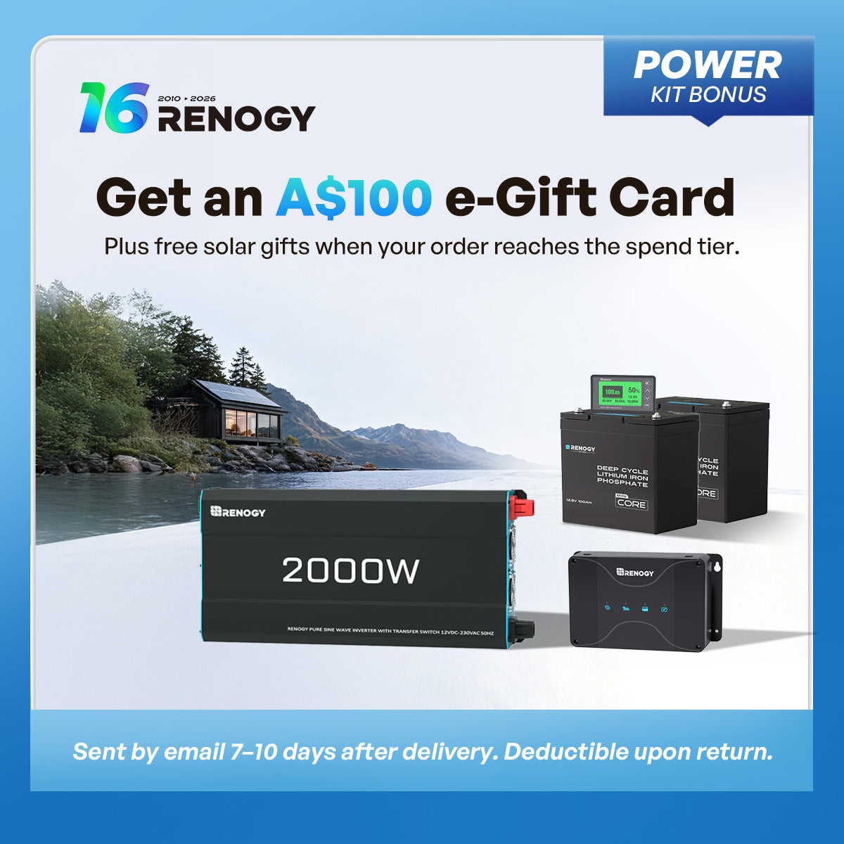 Renogy 200Ah Lithium Power Kit