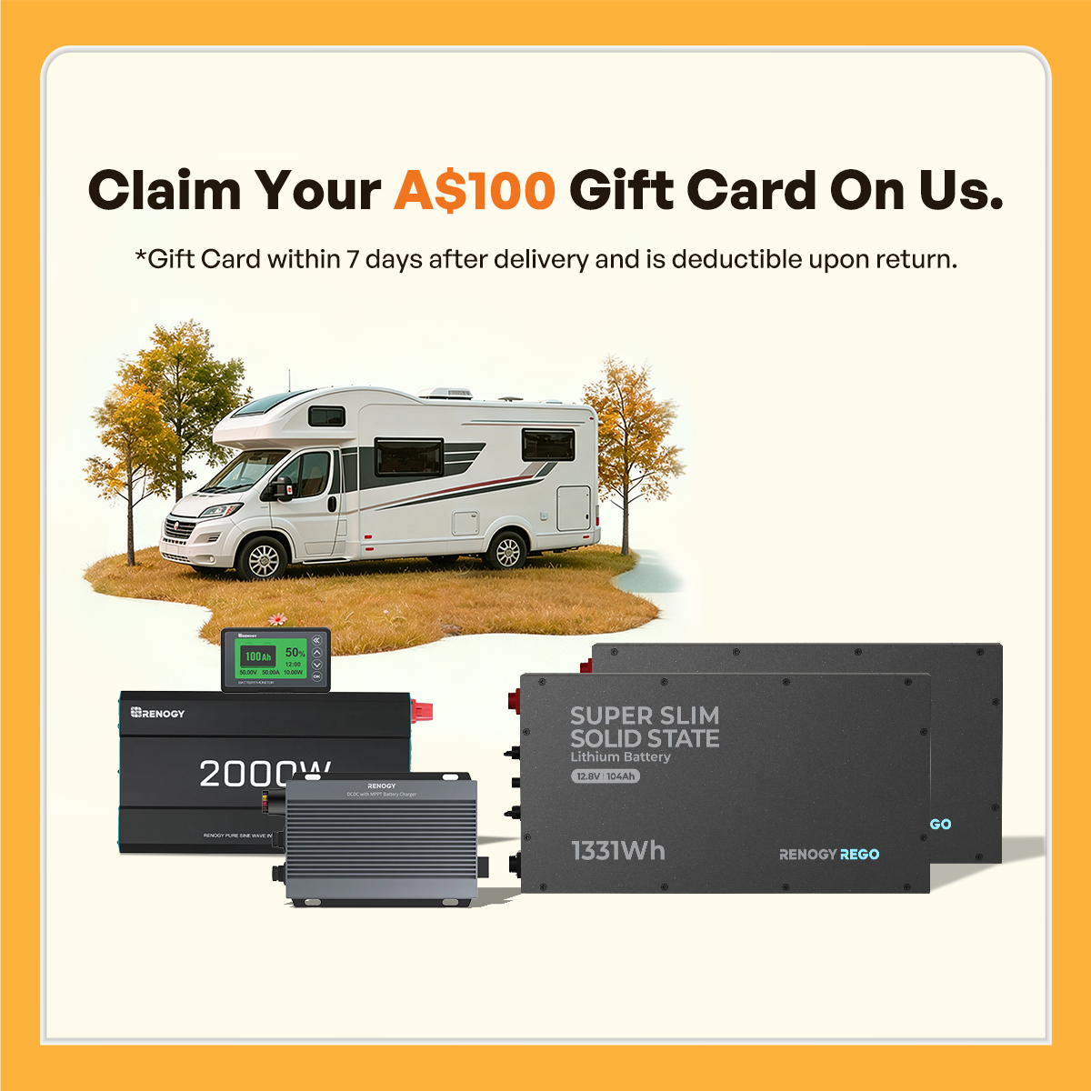 Renogy 208Ah 4WD Expedition Power Kit