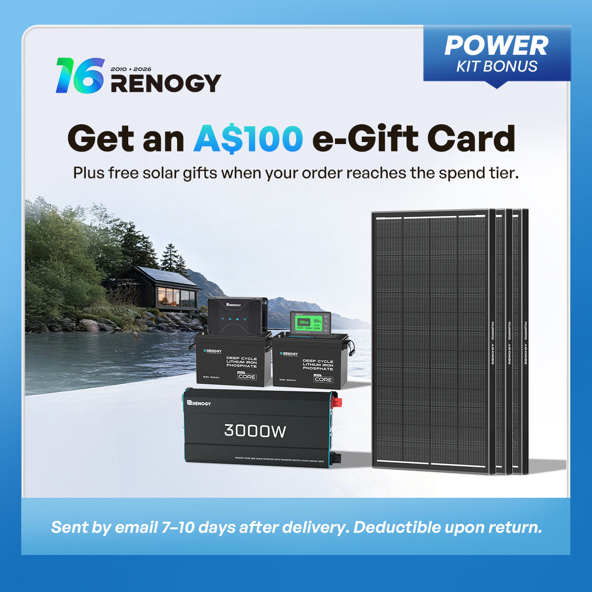 Renogy 400Ah Lithium Power Kit