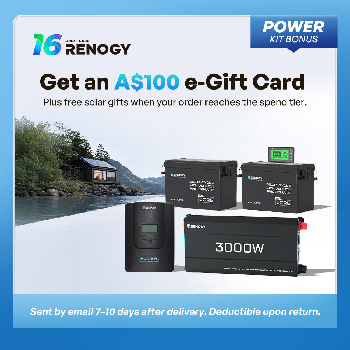 Renogy 400Ah Lithium Power Kit
