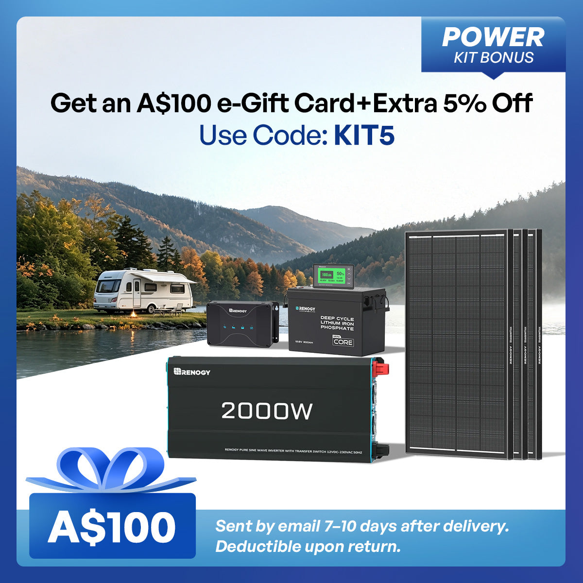 Renogy 300Ah Lithium Power Kit