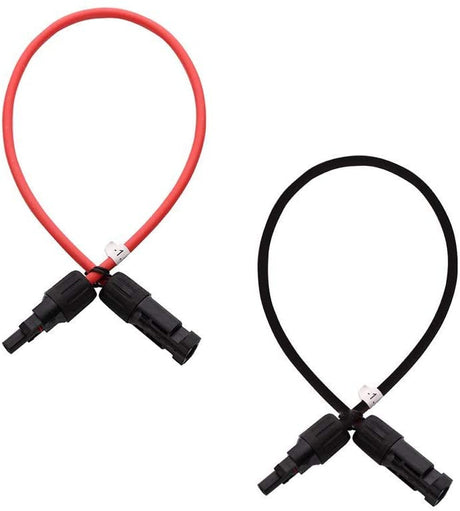 Solar Extension Cable - 1.5ft 12AWG Pair