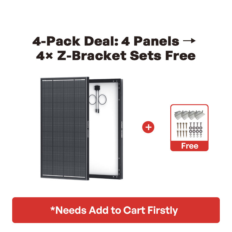 Renogy 200W 120W ShadowFlux Anti-Shading N-Type Solar Panel