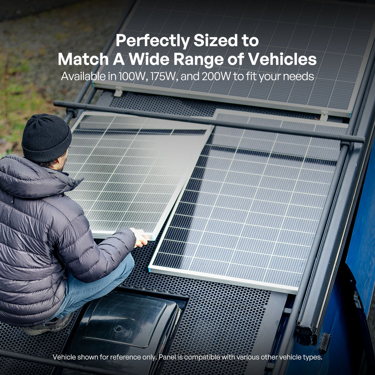 200W/175W/100W 16BB N-type High Efficiency Monocrystalline Solar Panel