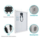 50 Watt 12 Volt Monocrystalline Solar Panel (New Edition)