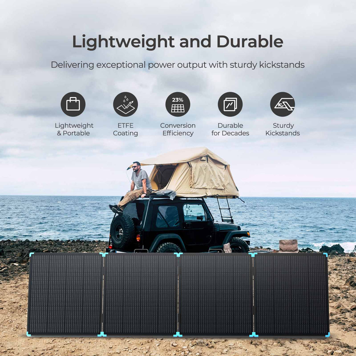 Renogy 3.07kWh Off-Grid Power Kit for Caravans & 4x4| 240Ah Battery + 2000W Inverter