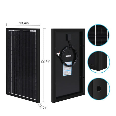 30 Watts 12 Volt Monocrystalline Solar Panel