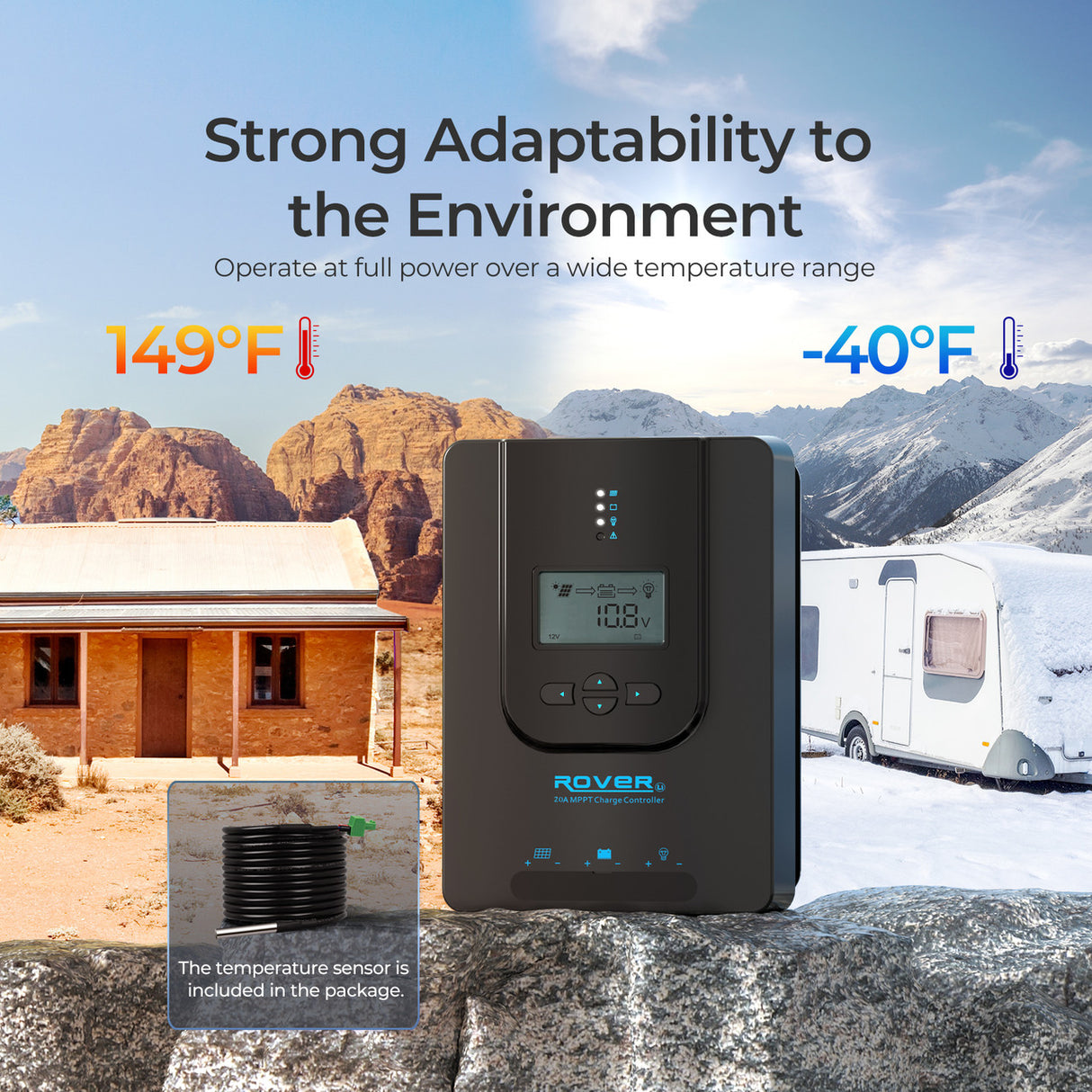 Rover Li 20 Amp MPPT Solar Charge Controller