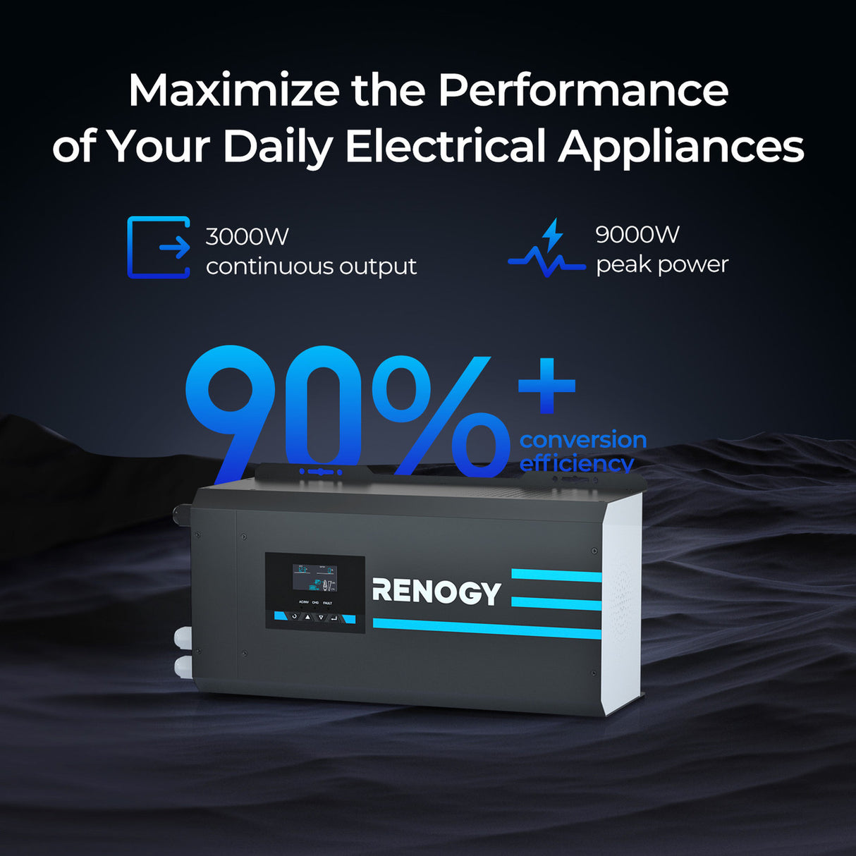 3000W 12V Pure Sine Wave Inverter Maximize the Performance of Your Daily Appliances