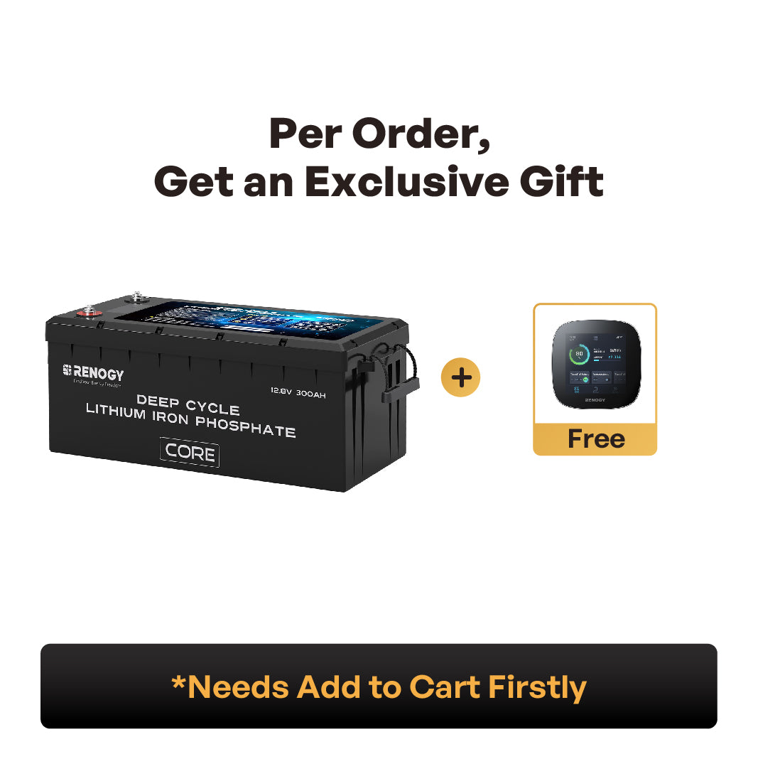 12V 300Ah Core Series Deep Cycle Lithium Iron Phosphate Battery w/Self-Heating