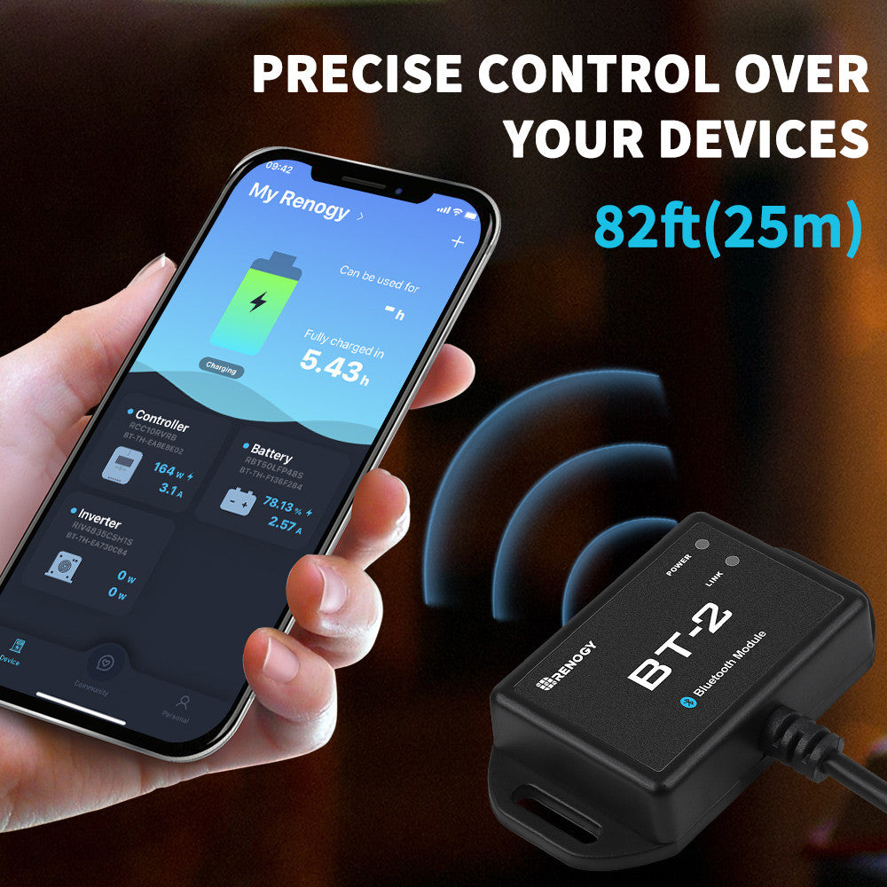 BT-2 Bluetooth Module for Solar Charge Controllers