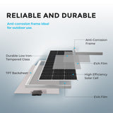 200 Watts 12/24 Volt Solar Panel Premium Kit with MPPT