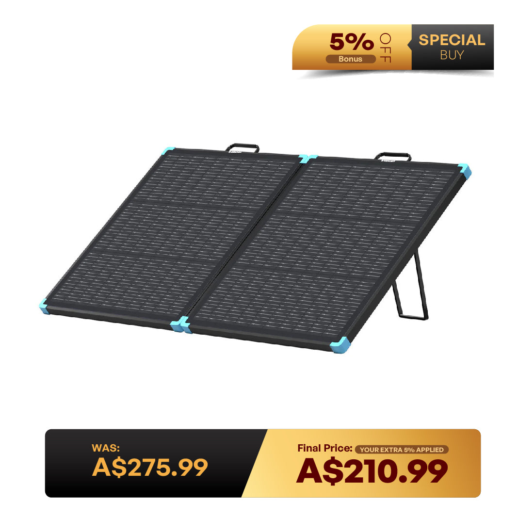 Renogy 100W N-type compact Suitcase