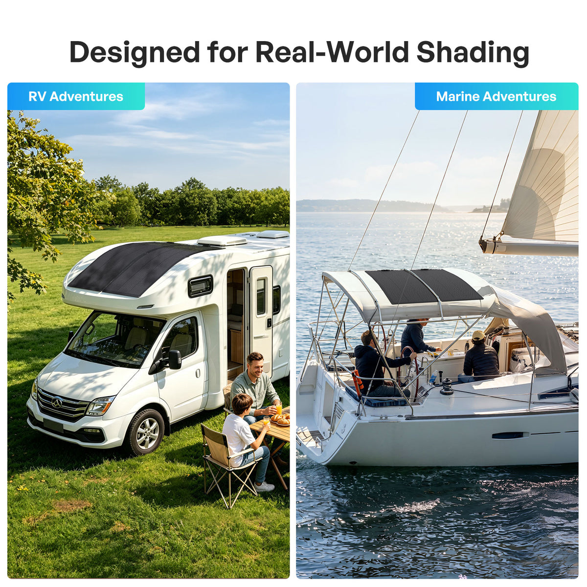 Flex ShadowFlux 100W/200W N-Type Flexible Solar Panel | Renogy AU