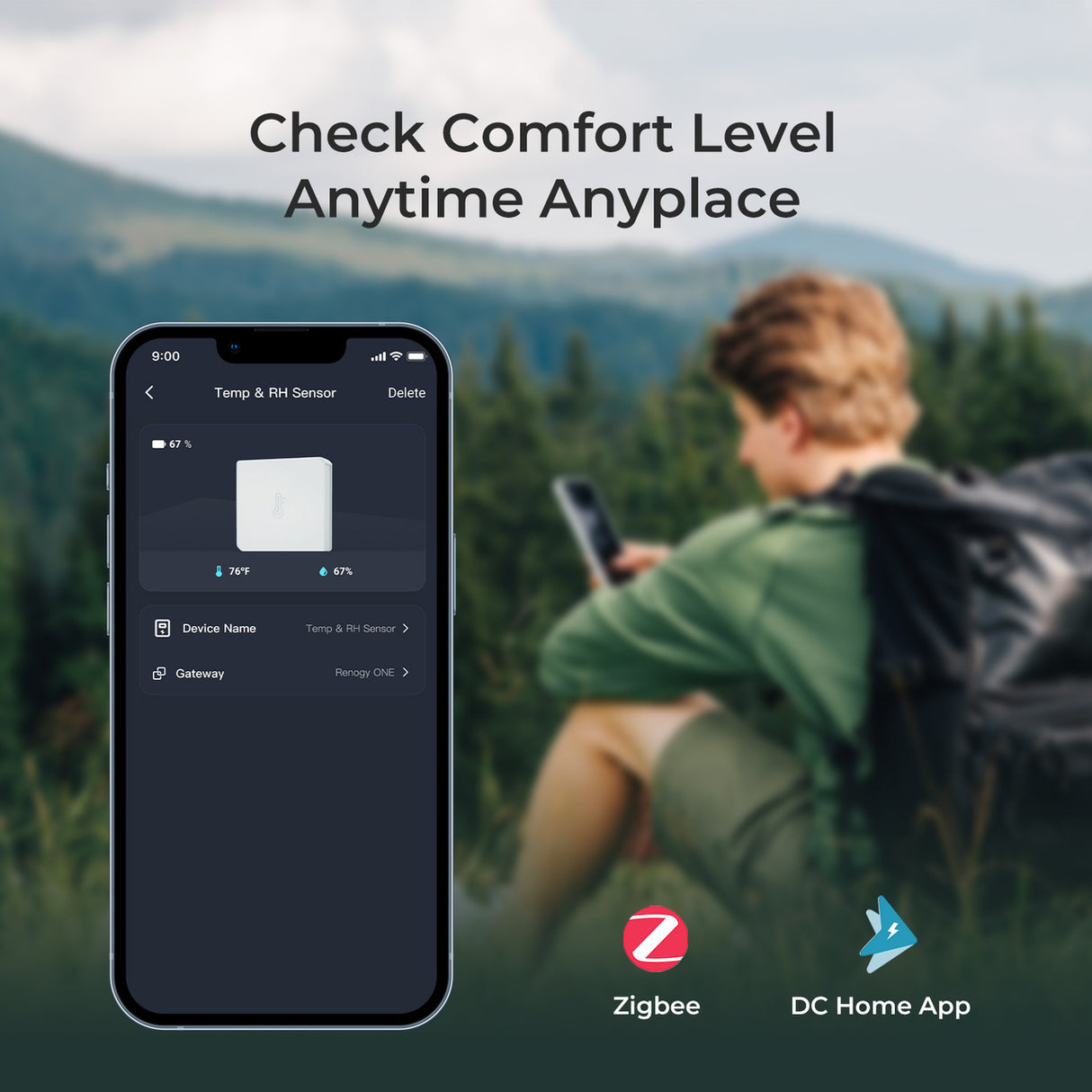Renogy Temperature and Humidity Sensor