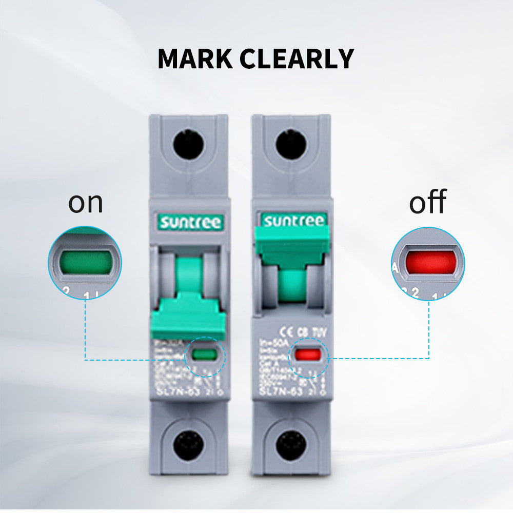 10A/16A/32A/50A/63A 1P DC Miniature Circuit Breaker