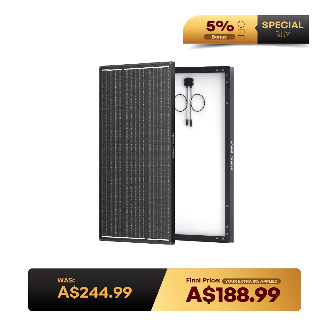 120W ShadowFlux™ N-Type Solar Panel(Pre-order • Ships around 25 Nov)