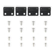Renogy Mounting Brackets for 12V 100Ah Pro LiFePO4 Batteries (Set of 4)