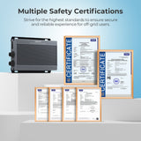 Renogy IP67 50A DC-DC Battery Charger with Multilabel Safety Certification
