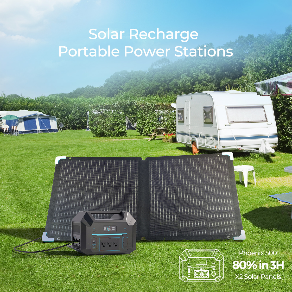 Solar Recharge Portable Power Stations