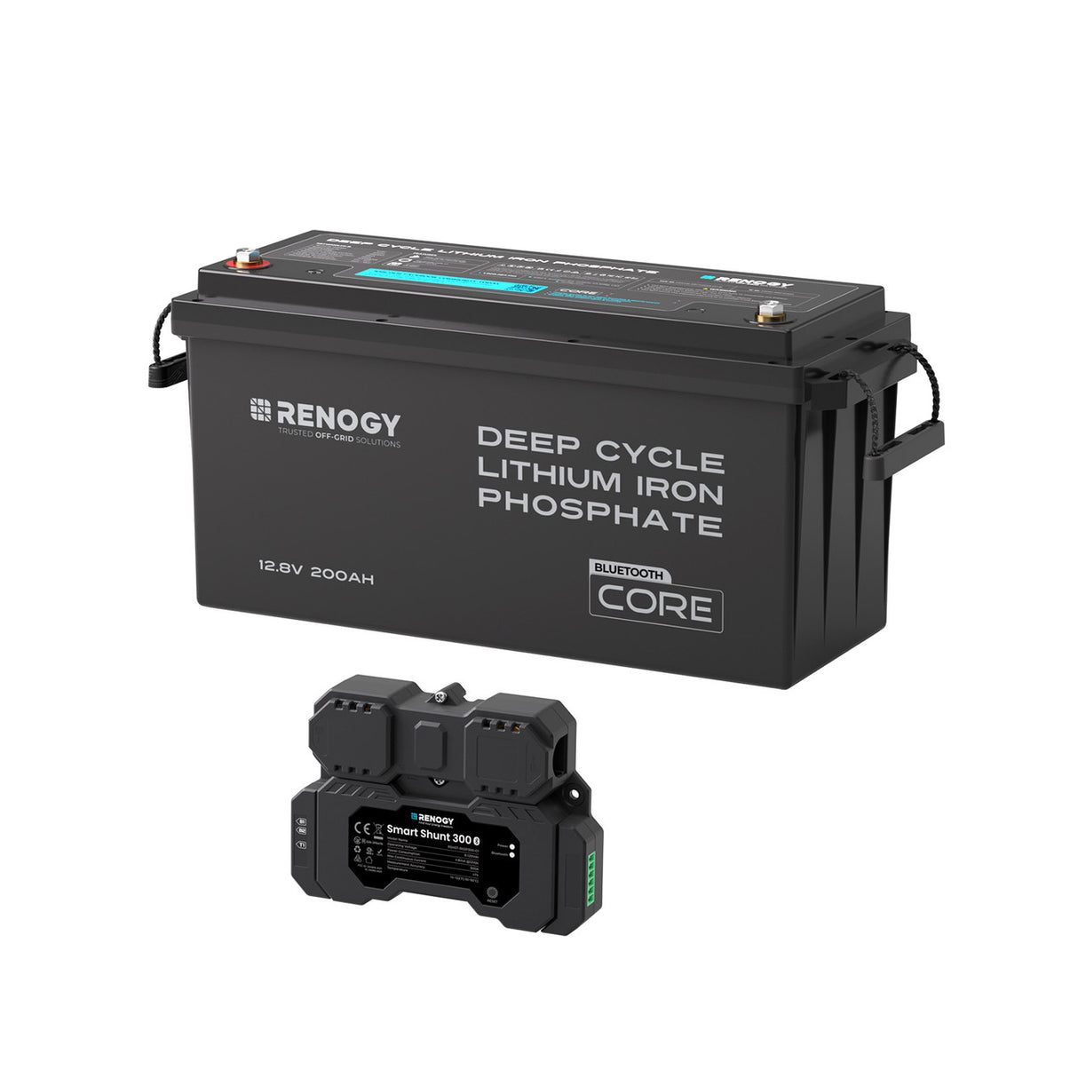 Renogy Core - 12V 200Ah Lithium Iron Phosphate Battery w/ Bluetooth