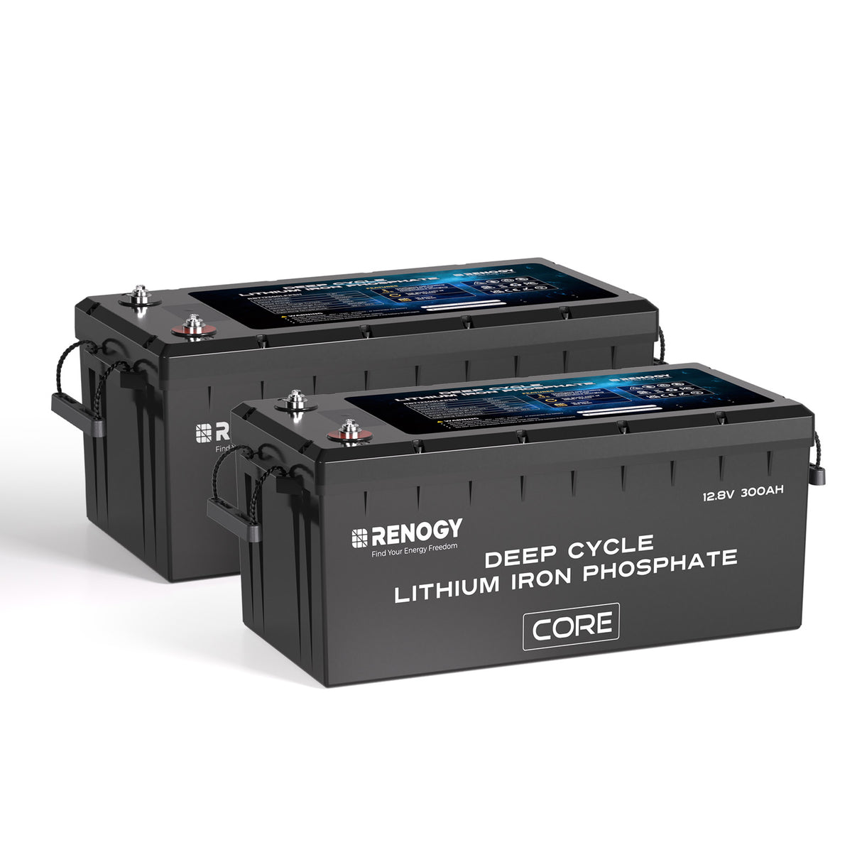 12V 300Ah Core Series Deep Cycle Lithium Iron Phosphate Battery w/Self-Heating