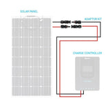 Solar Adaptor Cables Connecting Solar Panel to charge controller