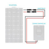 Solar Adaptor Cables Connecting Solar Panel to charge controller