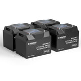 12V 100Ah Pro Deep Cycle Lithium Iron Phosphate Battery w/Bluetooth & Self-heating Function