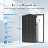 Renogy 16BB N-Type 175 Watt 12V Solar Panel
