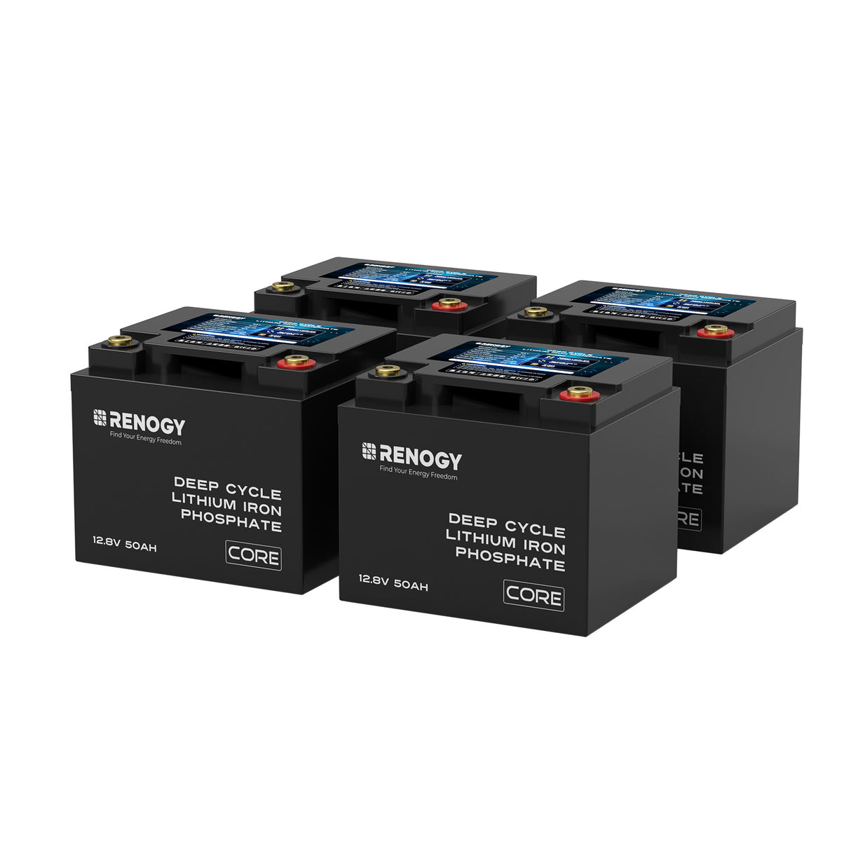 12V/24V/48V 50Ah Core Series Deep Cycle Lithium Iron Phosphate Battery