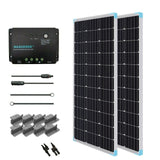 200 Watt 12 Volt Monocrystalline Solar Starter Kit