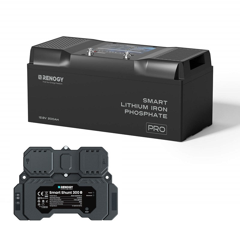 12V 200Ah Pro Deep Cycle Lithium Iron Phosphate Battery w/Bluetooth & Self-heating Function