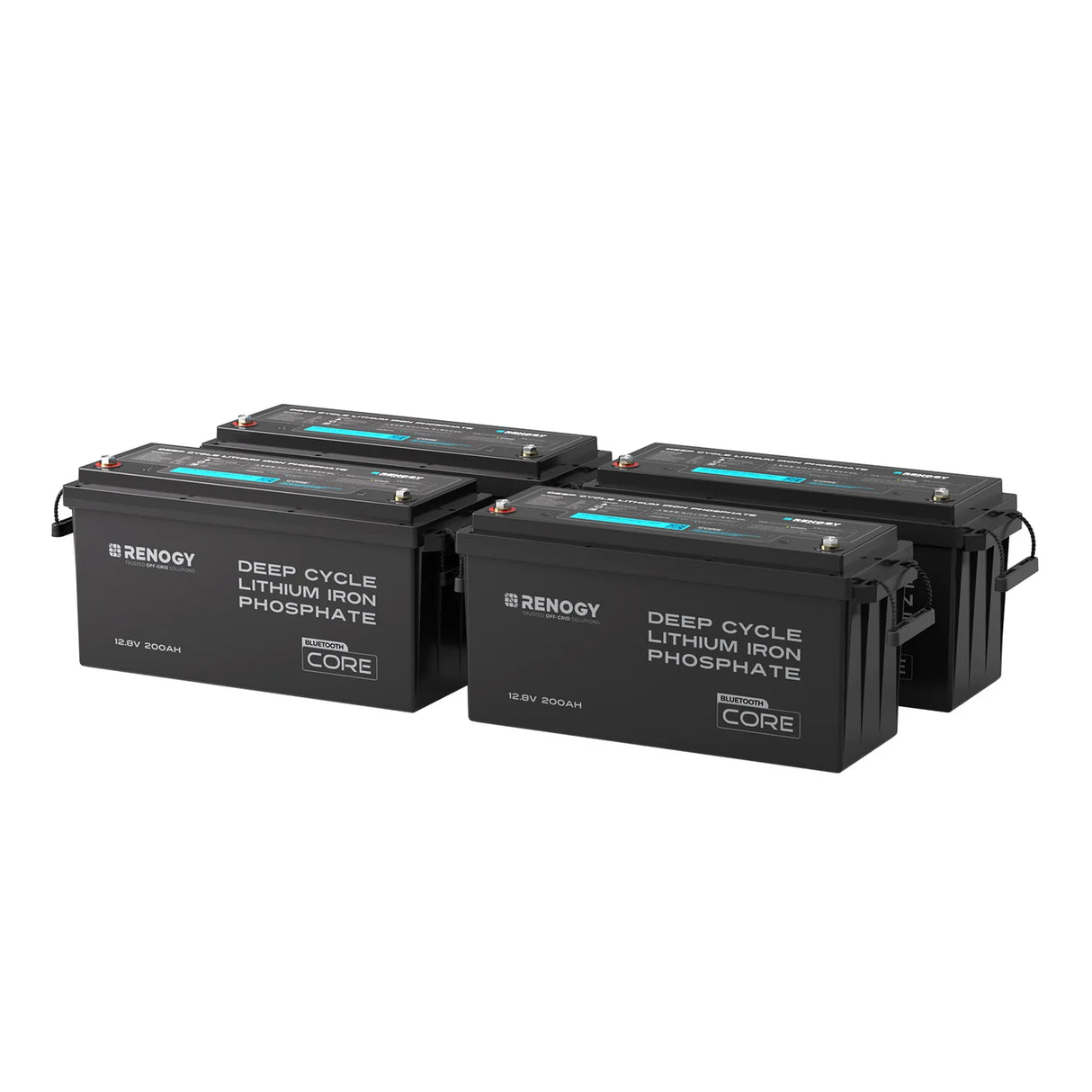Renogy Core - 12V 200Ah Lithium Iron Phosphate Battery w/ Bluetooth