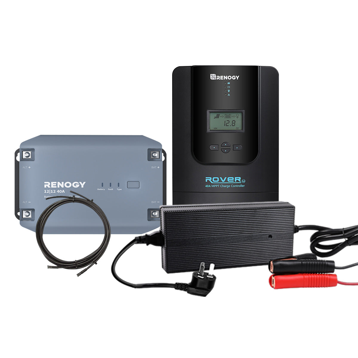 Renogy Solar Charge Pro 12V 40A Complete Solar Power System