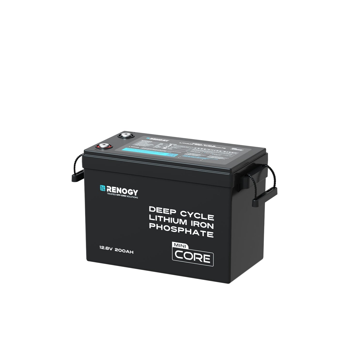 Mini Size 12.8V 200Ah LiFePO4 Battery w/ Low-Temperature Protection