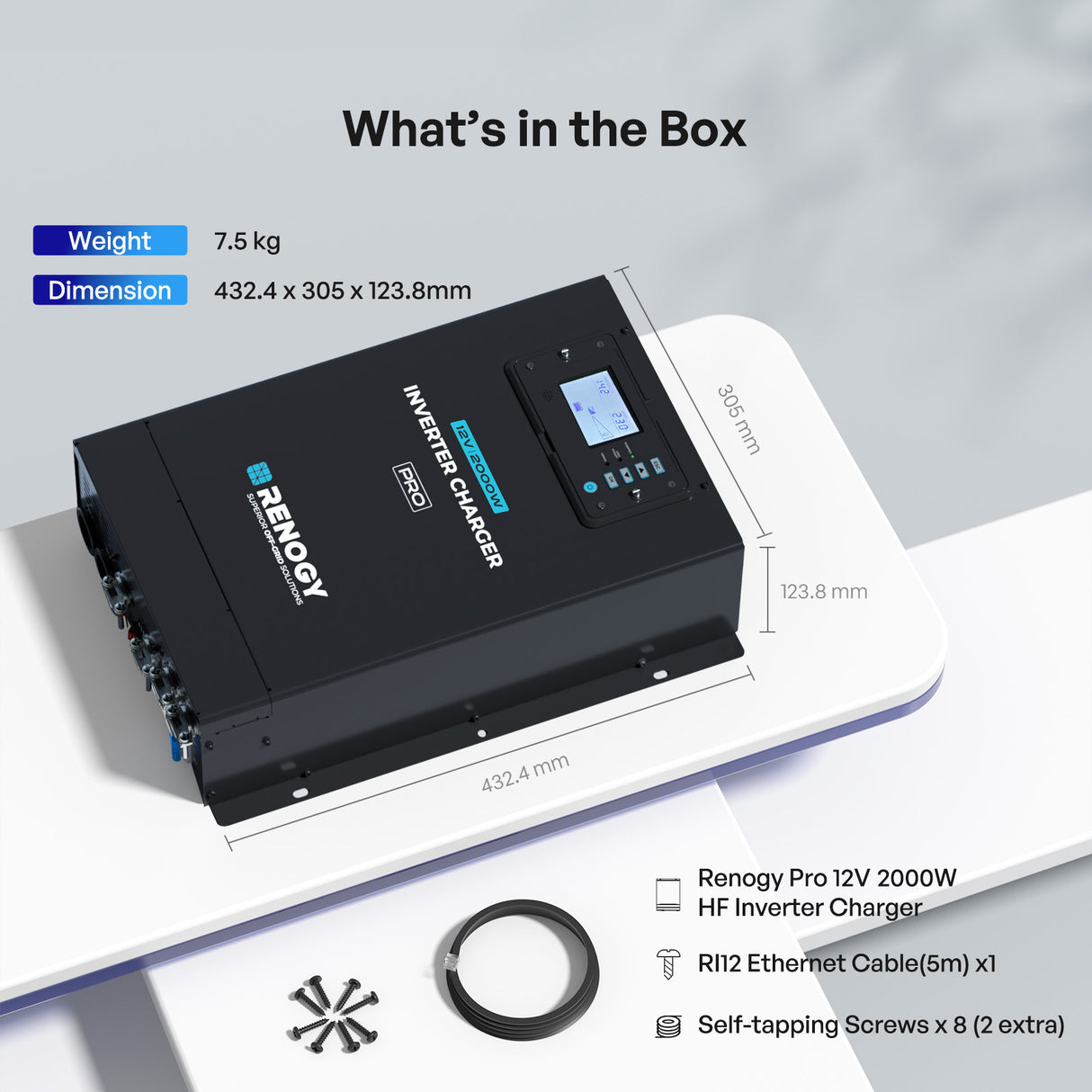 Pro 12V 2000W HF Inverter Charger