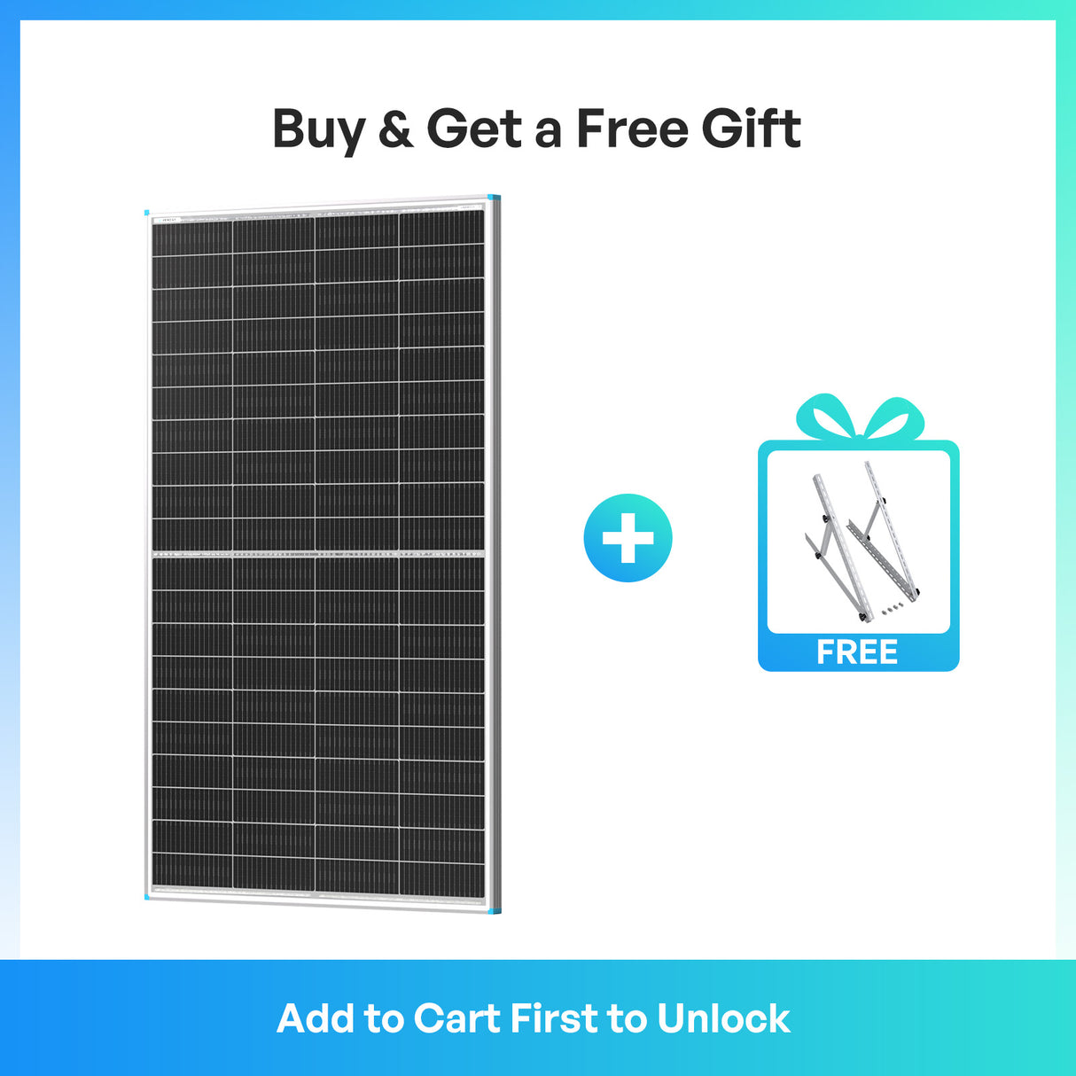 Renogy 100W/200W Mono N-Type Rigid Bifacial Solar Panel