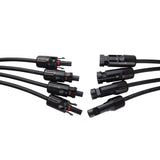 4 to 1 Solar Branch Connectors MMMMF+FFFFM Pair