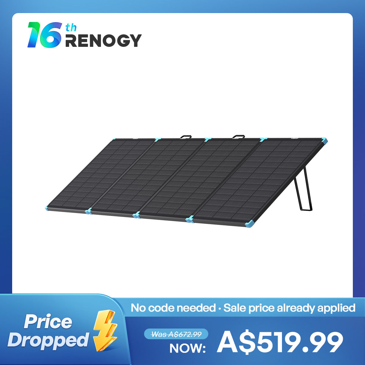 100W/220W/300W/400W Lightweight Portable Solar Panel Suitcase
