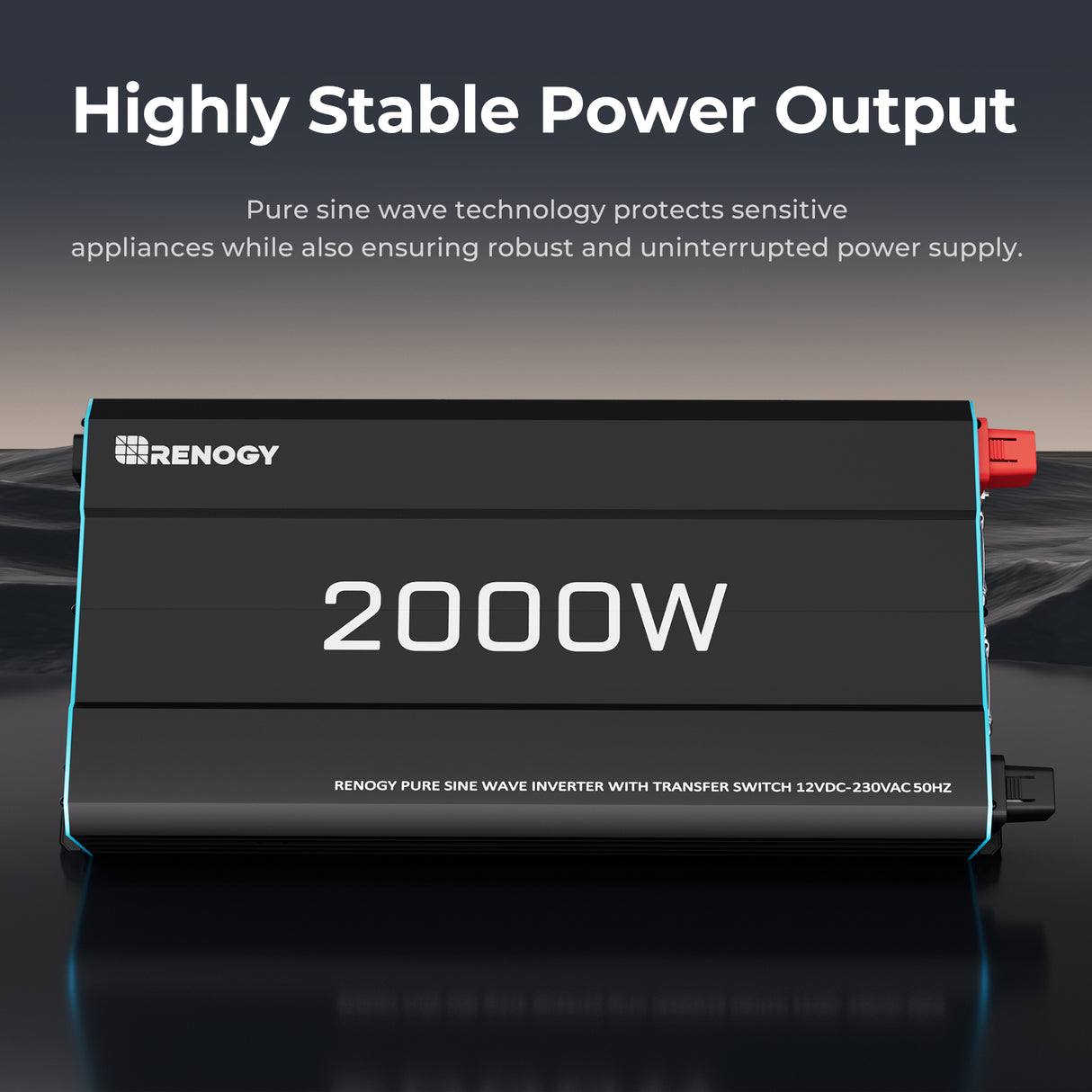 Renogy 2.56kWh Slim 4WD Power Kit | Dual 208Ah Batteries + 2000W Inverter