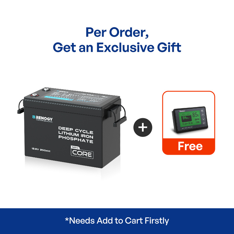 Core Mini - 12.8V 200Ah LiFePO4 Battery w/ Low-Temperature Protection