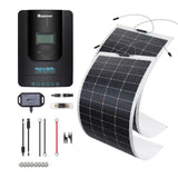 200 Watts 12/24 Volt Solar Panel Premium Kit with MPPT