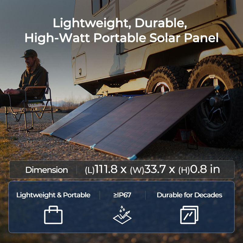 Lightweight 400w Portable Solar Panel