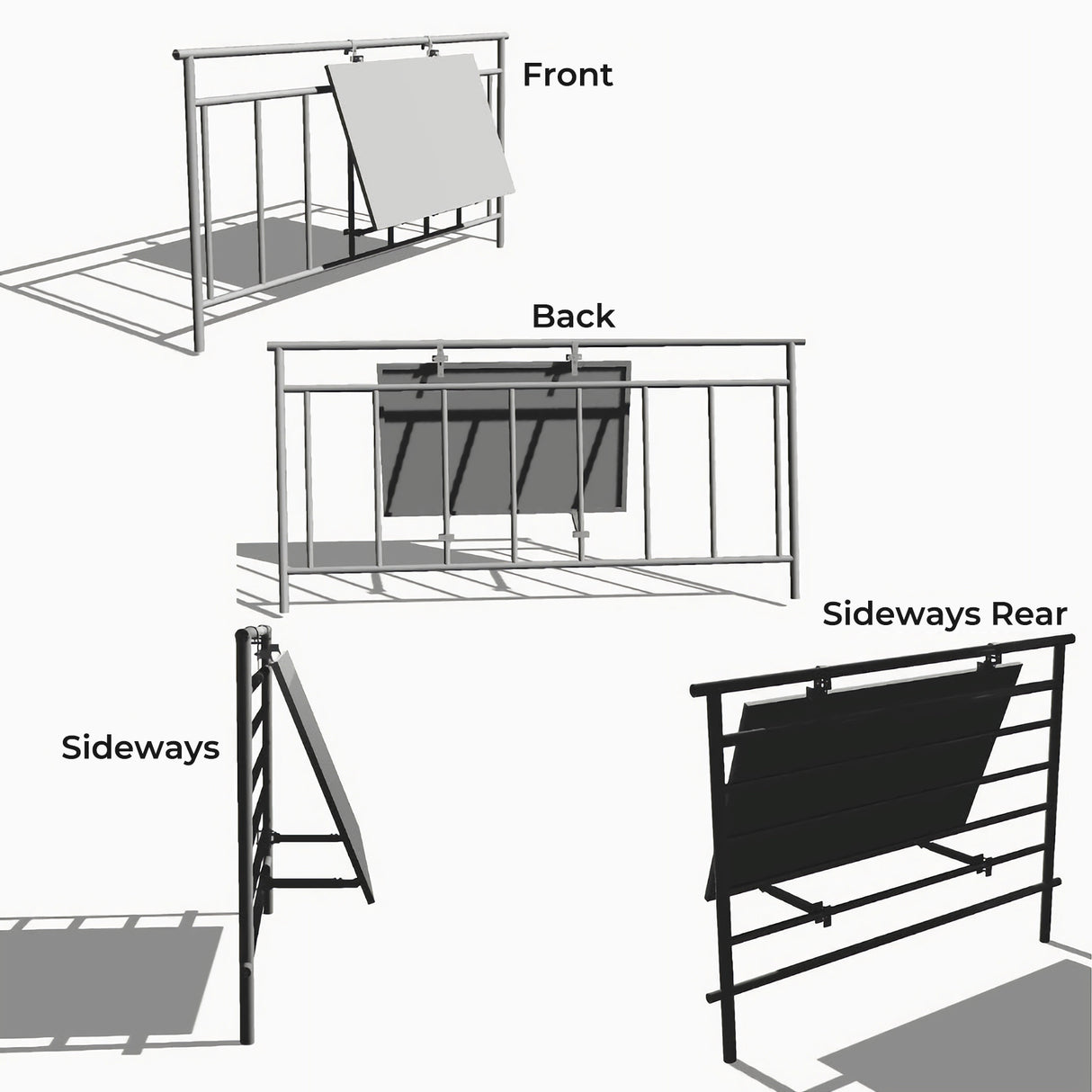 Renogy Solar Panel Tilt Balcony Rack